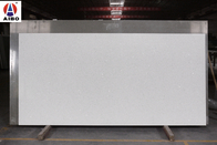 Białe lustro Sztuczne płyty kwarcowe Rozmiar 3200 * 1800 mm do blatu Vanity Island