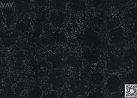 Czarny Carrara Sztuczny kamień kwarcowy Odporność na ciepło Łatwy do czyszczenia