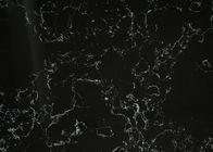 Czarna powierzchnia kwarcu Carrara do dekoracji wnętrz