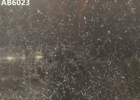 Polerowane / szlifowane czarne kwarcowe blaty kuchenne Wysoka odporność na zarysowania