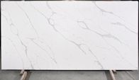 Biała sztuczna płyta z kamienia kwarcowego Calacatta z certyfikatem NSF na blat stołu