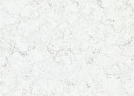 Niestandardowy szlifowany biały blat kuchenny z kamienia kwarcowego Kwarc o grubości 15 mm i grubości 18 mm