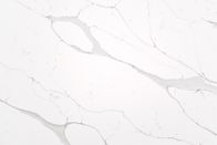 Solidny biały kamień kwarcowy Calacatta do blatów Materiały budowlane