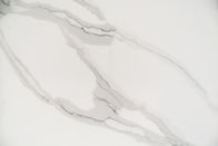 6,5Mohs Białe blaty kuchenne z kwarcu Calacatta Solid Surface 3000 * 1600