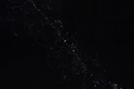 Grubość 10 mm Czarne sztuczne panele ścienne z kamienia kwarcowego wykonane przez człowieka
