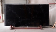 Grubość 10 mm Czarne sztuczne panele ścienne z kamienia kwarcowego wykonane przez człowieka