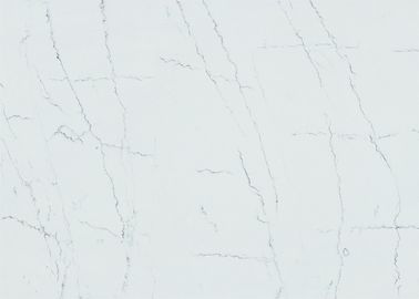 SGS NSF Calacatta Quartz Stone Odporność na zarysowania Nietoksyczny Stoły restauracyjne o twardości 6,5 Mohza