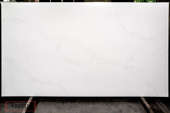 Calacatta White Quartz Stone Class Color Usd For Island / Bench Top